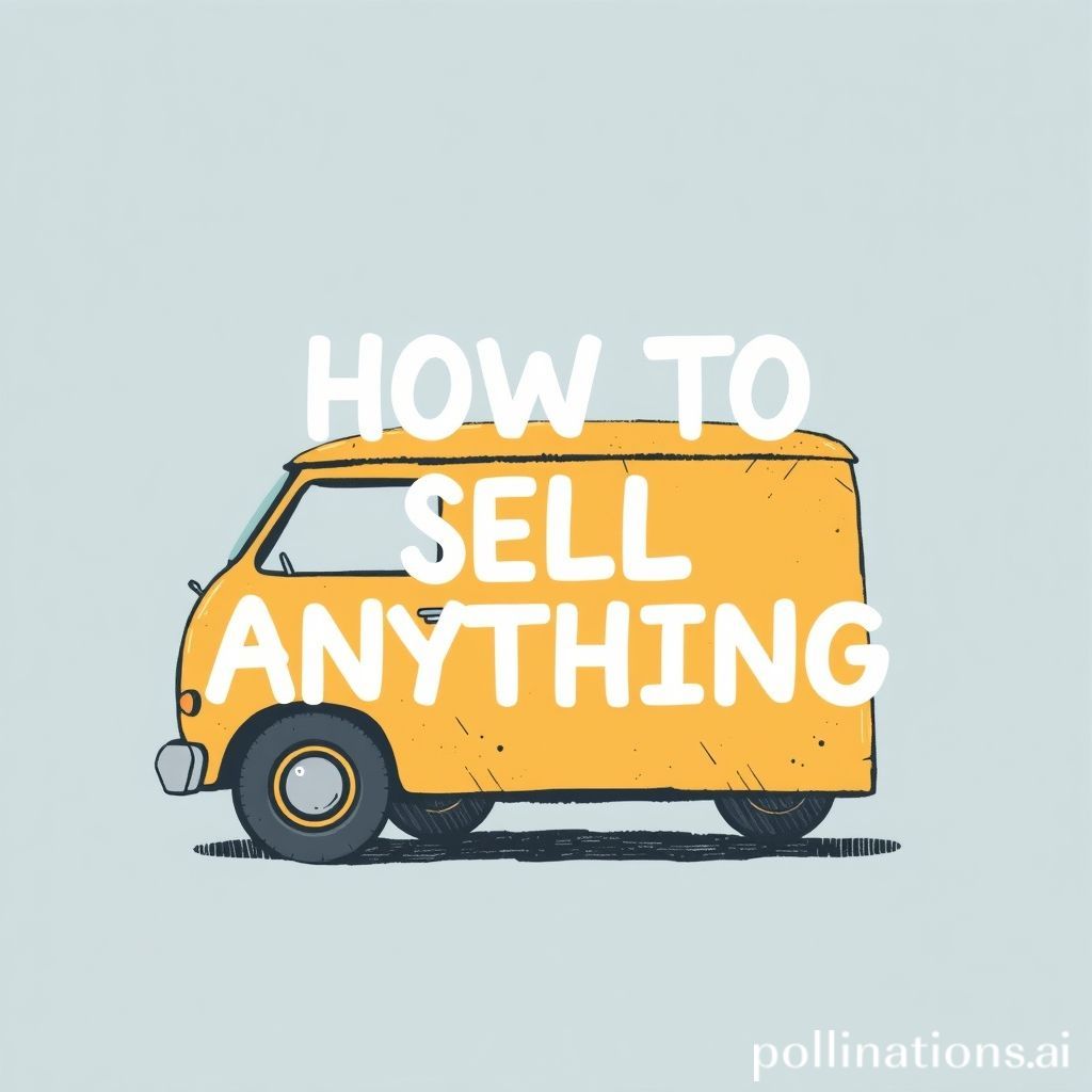 how to sell anything