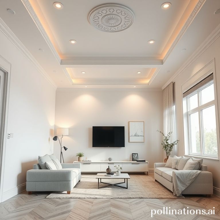 Pengerjaan interior gypsum cat dan lantai