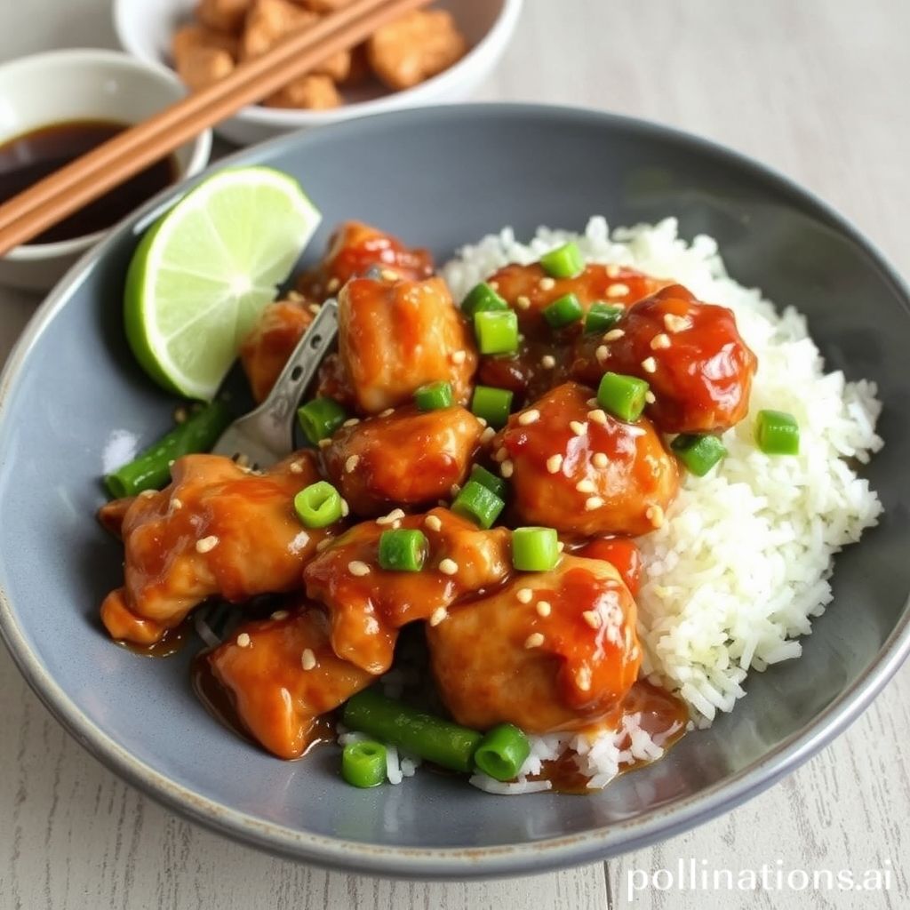 Irresistible Sticky Sesame Chicken