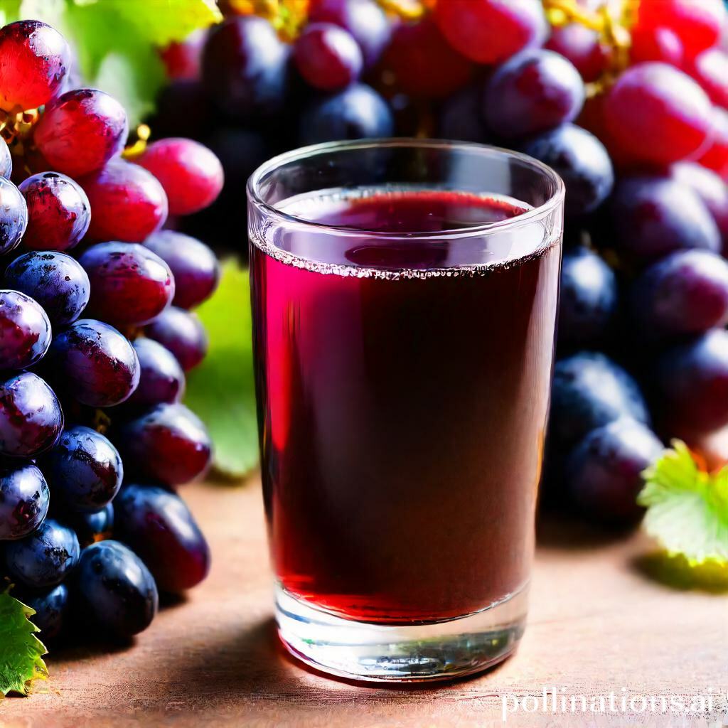 is grape juice good for a cold