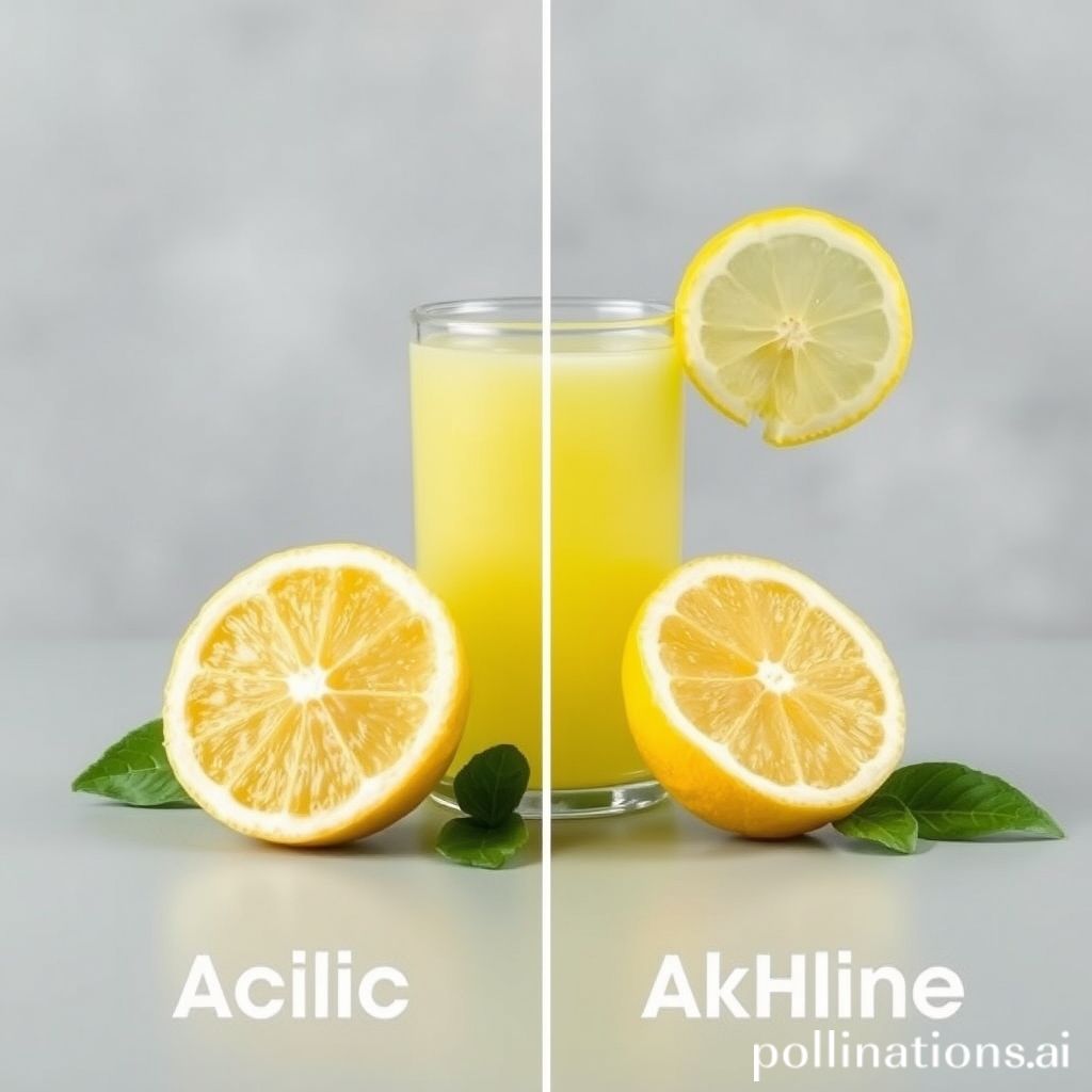 is lemon juice acidic or alkaline