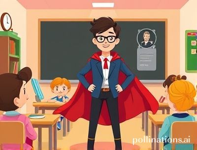 《我的老师是超人》绘本封面