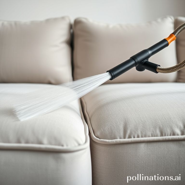 Cuci sofa sudut besar