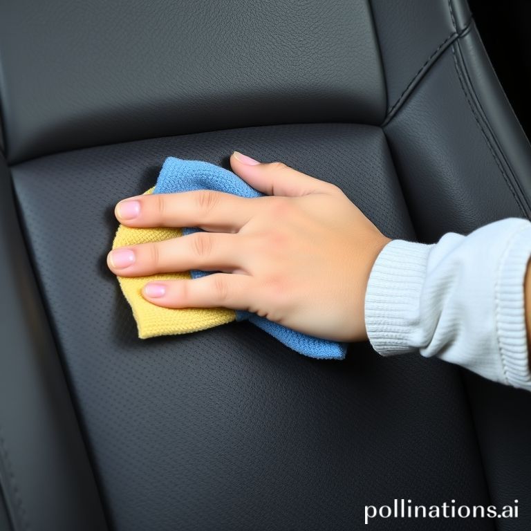 Pembersihan dan conditioning jok