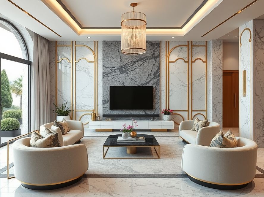 Ruang keluarga mewah