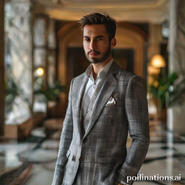Grey Checked Blazer
