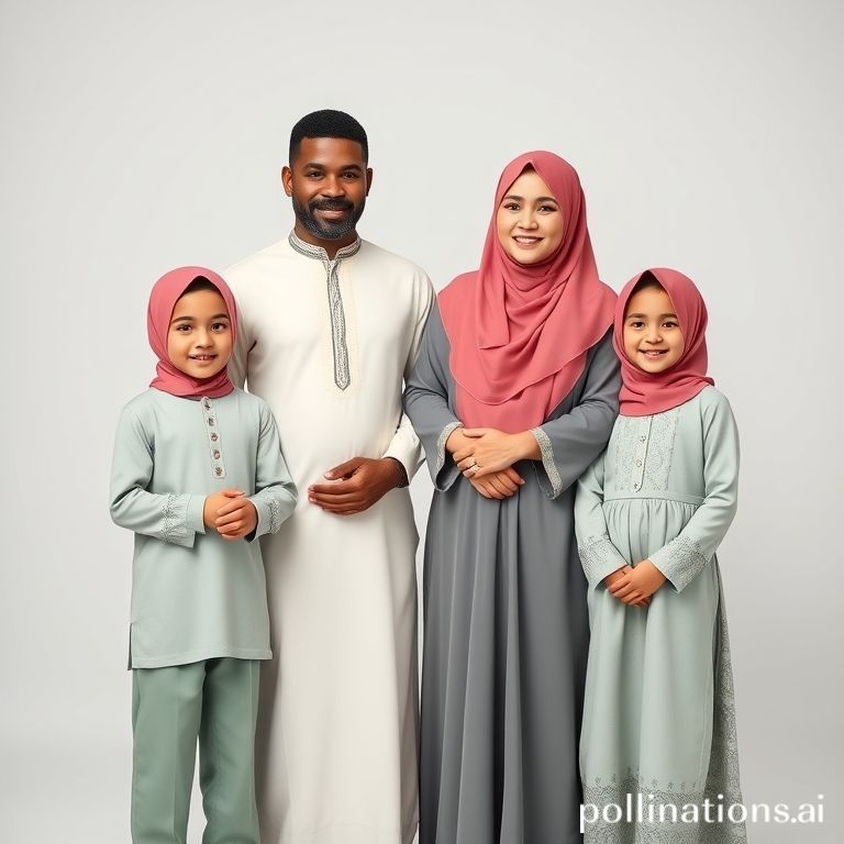 Set keluarga muslim