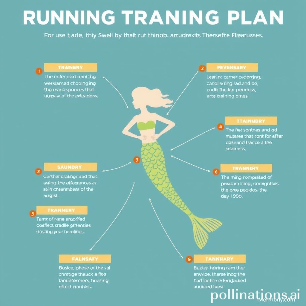 Mermaid diagram of a running training plan