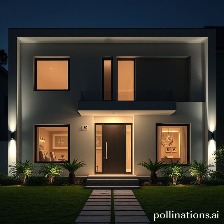 Desain rumah tinggal modern