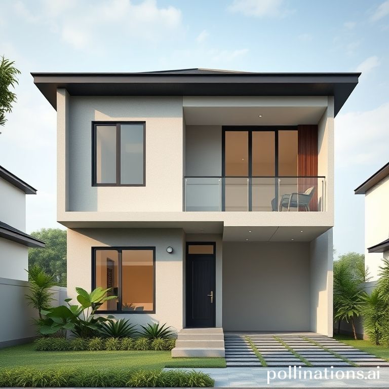 Rumah minimalis dua lantai