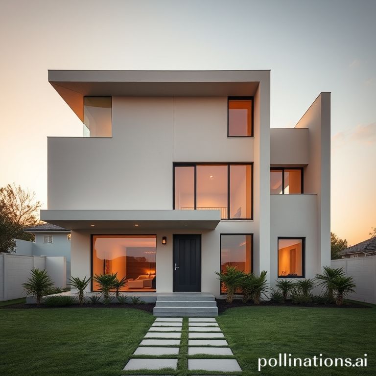 Rumah modern minimalis hasil desain arsitek