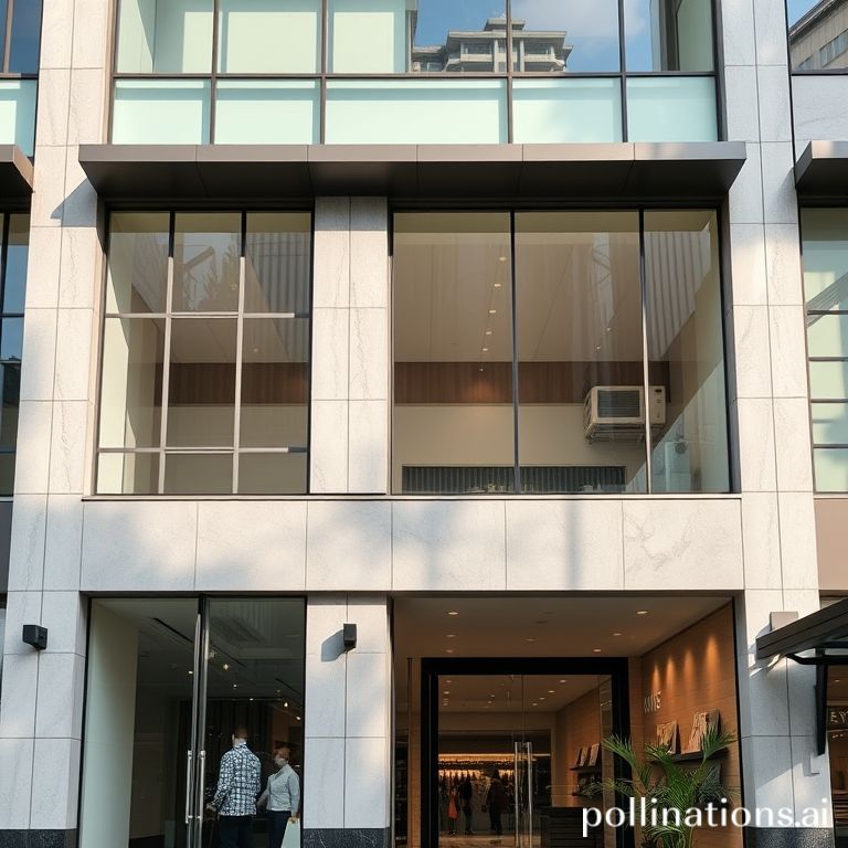 Fasad komersial modern