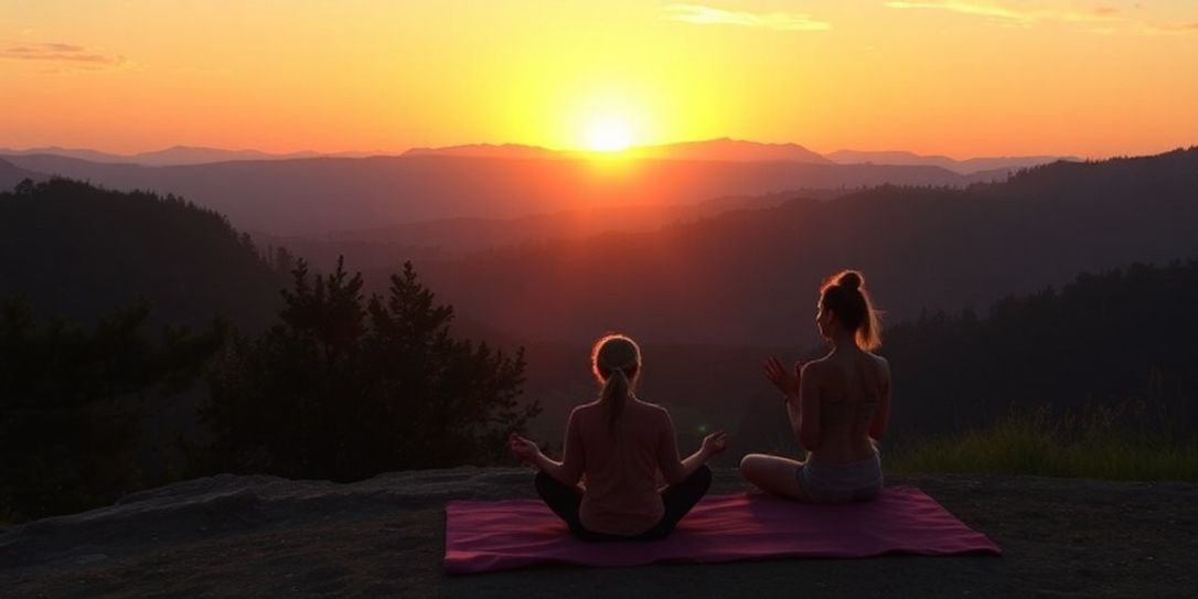 Rotina matinal mindful ao amanhecer