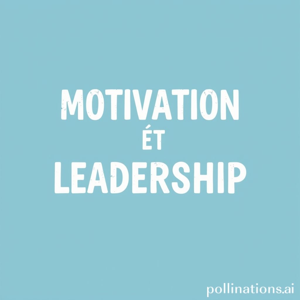 motivation et leadership