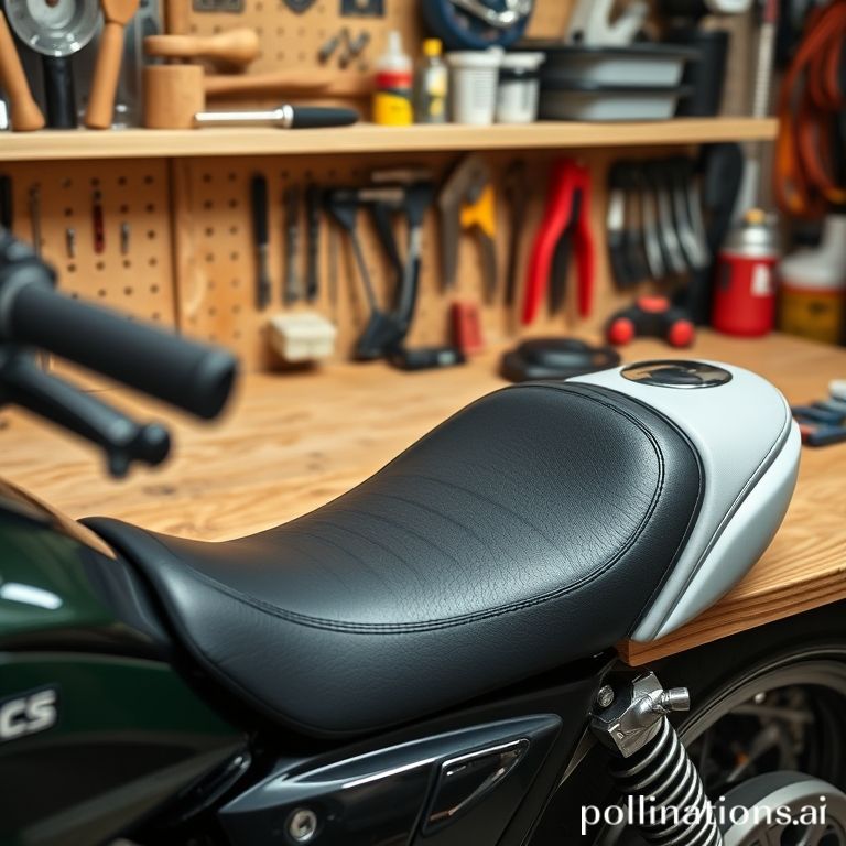 Penggantian busa jok motor