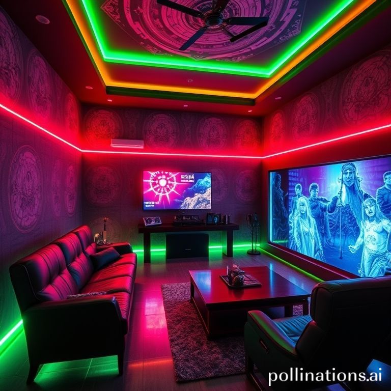 Villa dengan ruangan karaoke privat