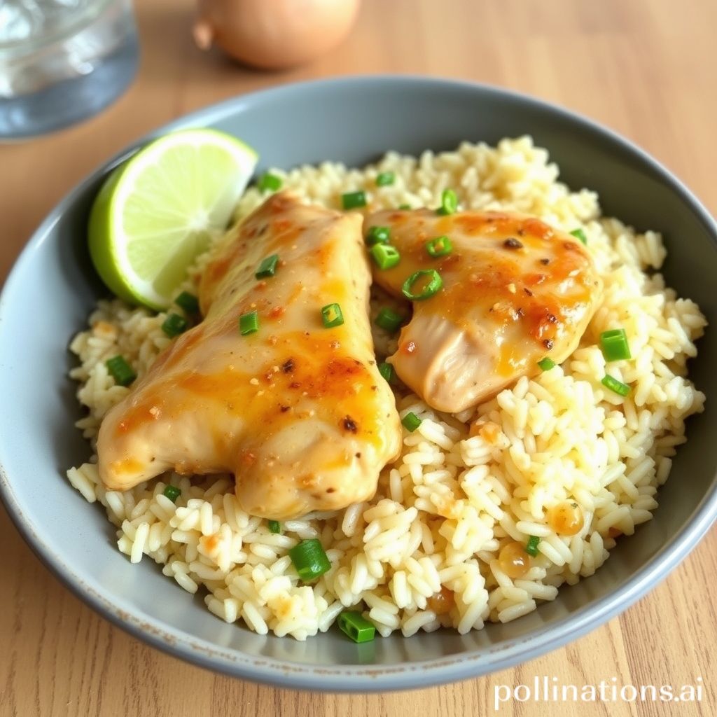 Mouthwatering Garlic Butter Chicken and Rice Recipe