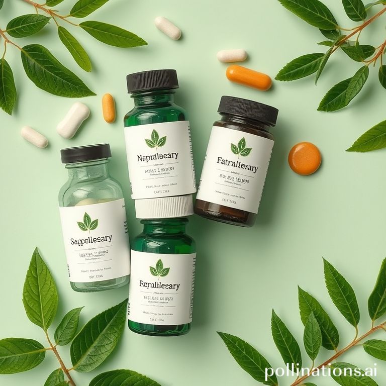 Integratori naturali in flaconi