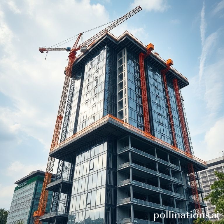 Konstruksi gedung perkantoran