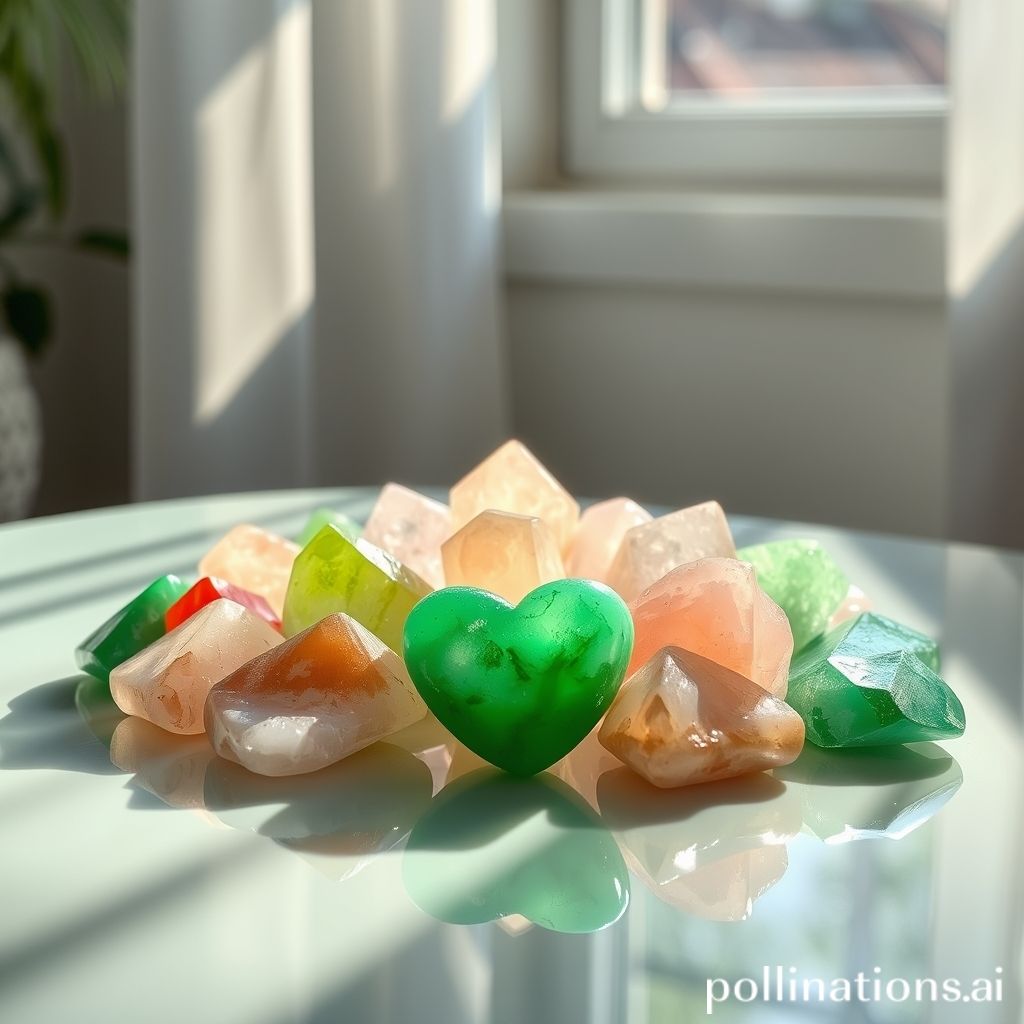 open heart chakra crystals