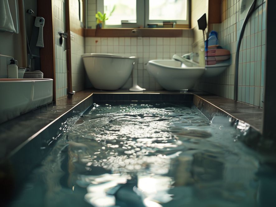 전주 완산구 서서학동 하수구막힘 현장 모습