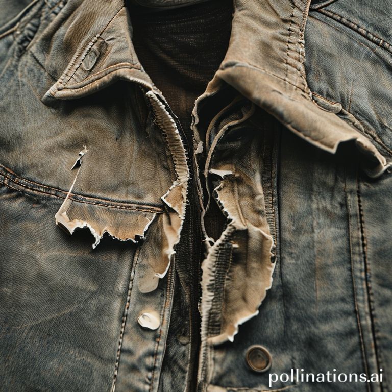 깔끔하게 수선된 패딩