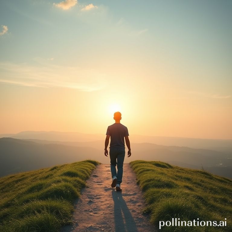 A person walking on a path towards a bright horizon, symbolizing healing and redefining love after trauma, peaceful and hopeful landscape. Spiritual Abuse & Redefining Love: Healing, Hope & True Connection