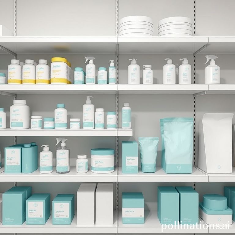 Linea igiene personale in stile farmacia