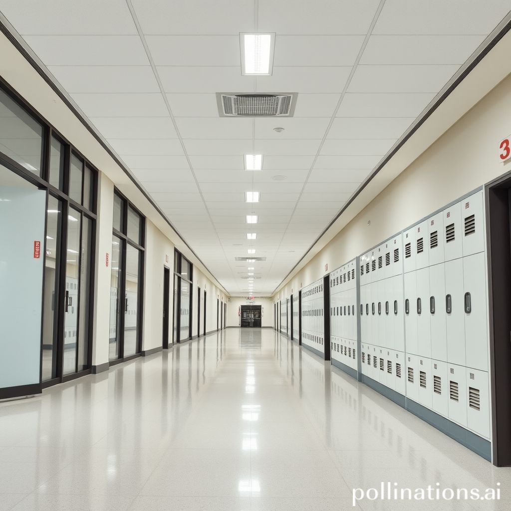 School hallway