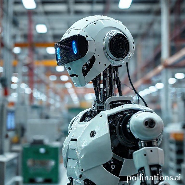 피지컬 AI 로봇이 스마트 팩토리에서 작업하는 모습