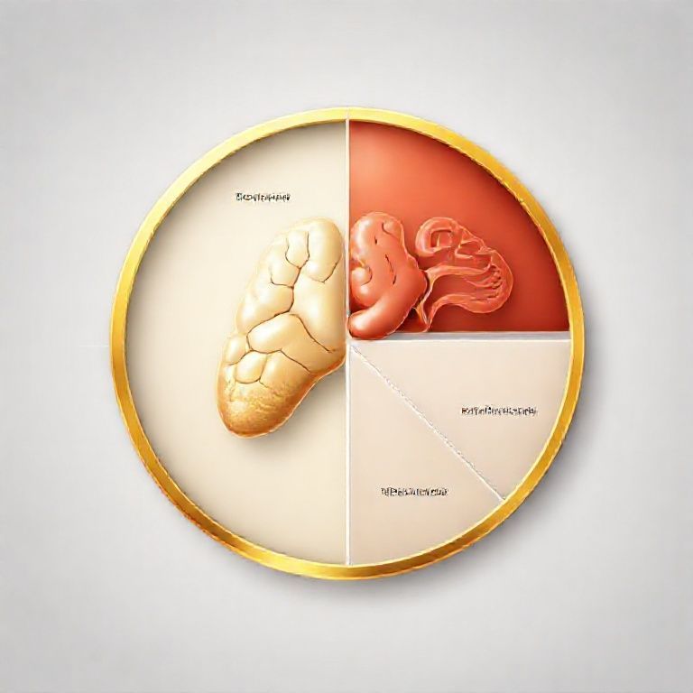 基礎代謝の内訳を示す円グラフのイラスト