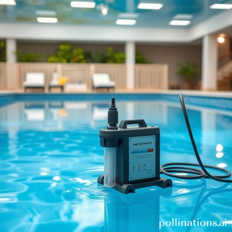 Deteksi kebocoran kolam renang