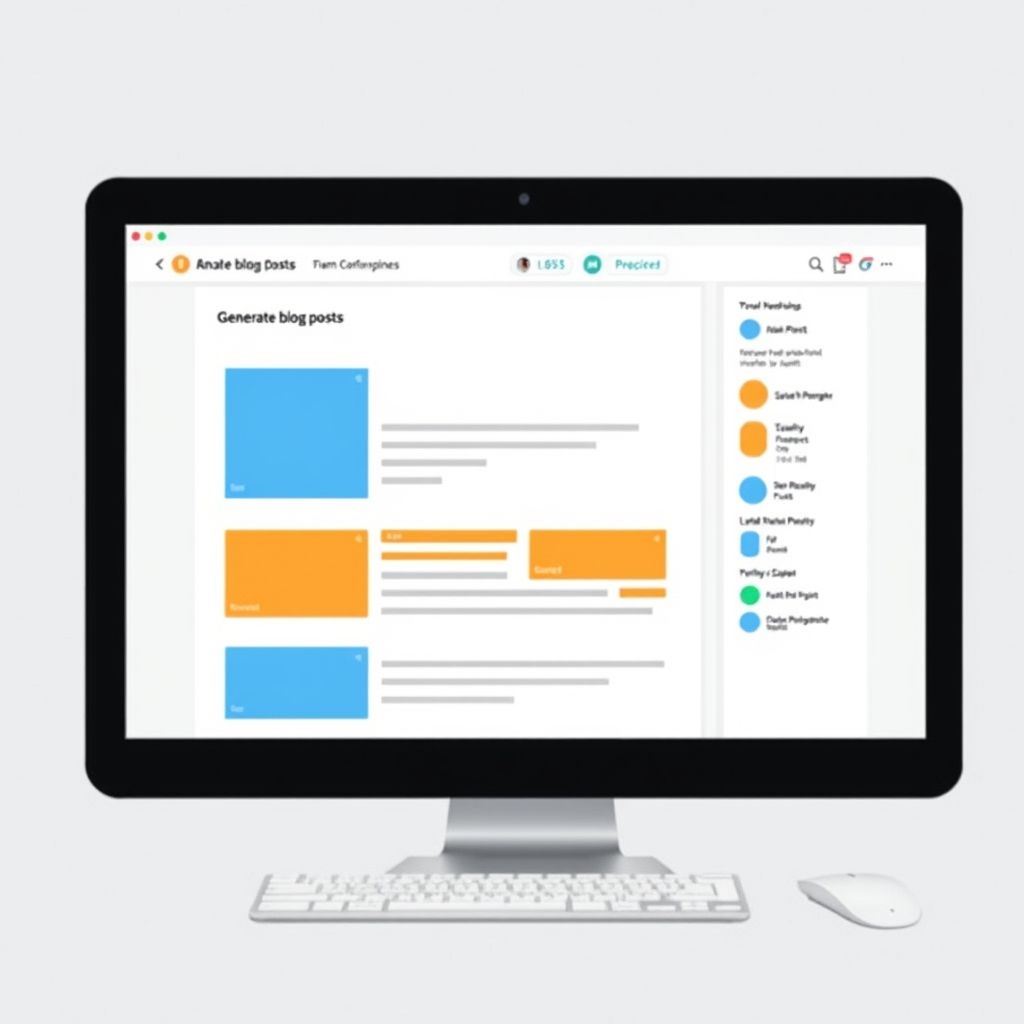 Professional using Generate blog posts with AI