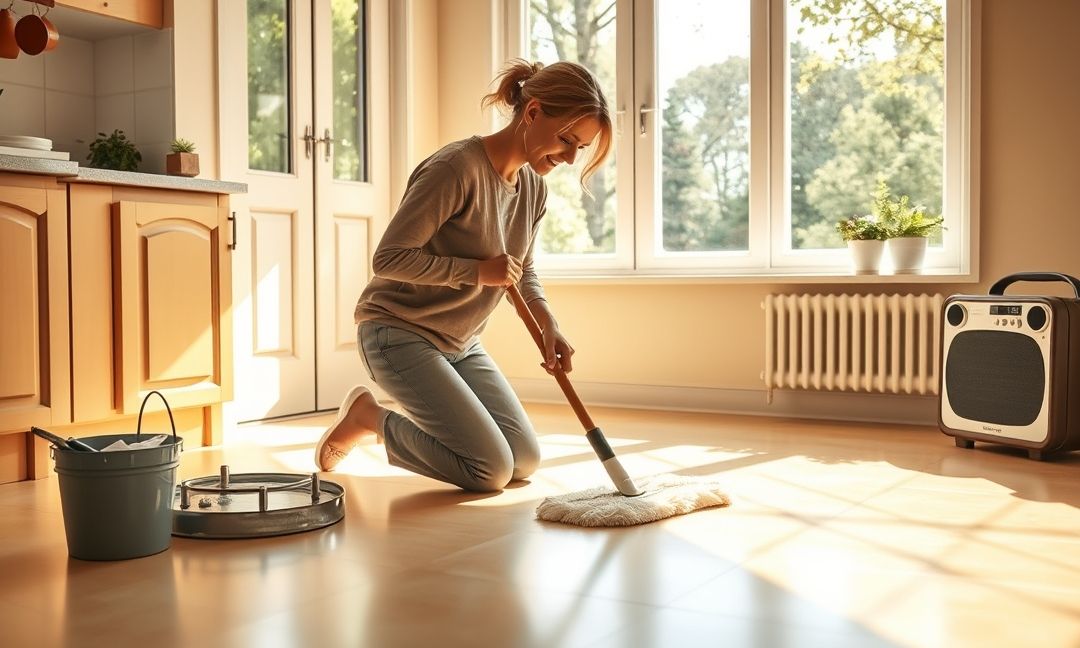 proper techniques for waxing linoleum floors​