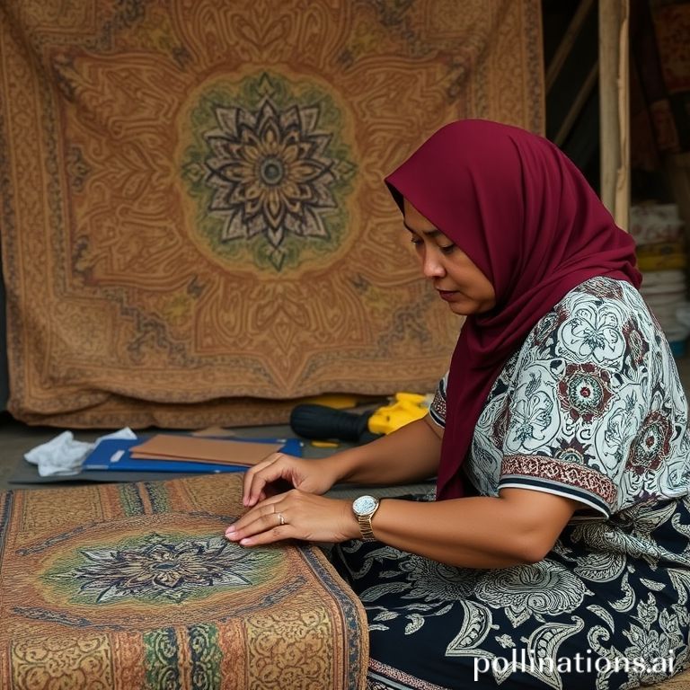 Batik tulis diproses pewarnaan alami