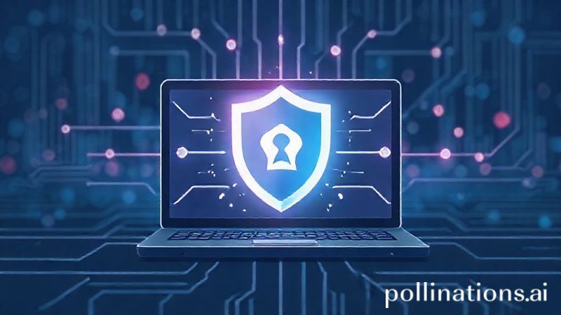 Cybersecurity protection illustration