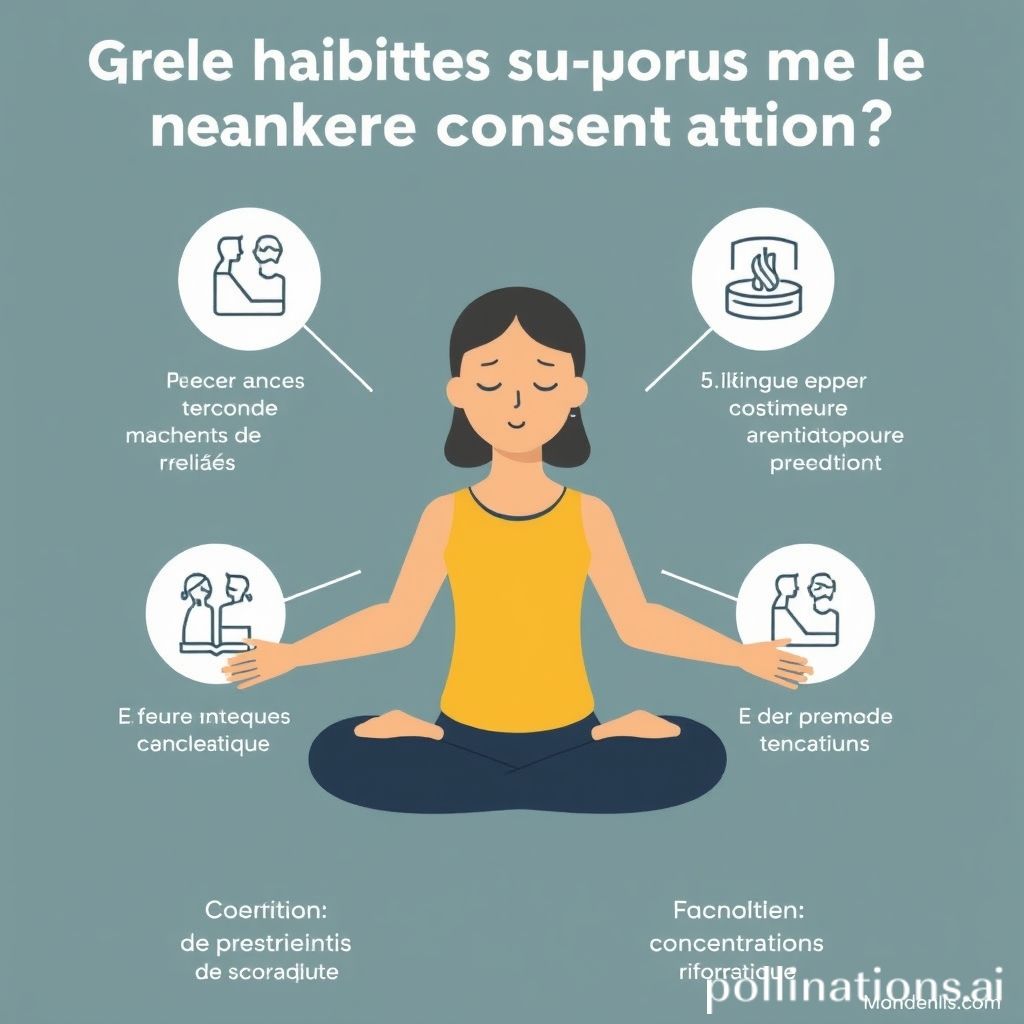 quelles habitudes pour une meilleure concentration