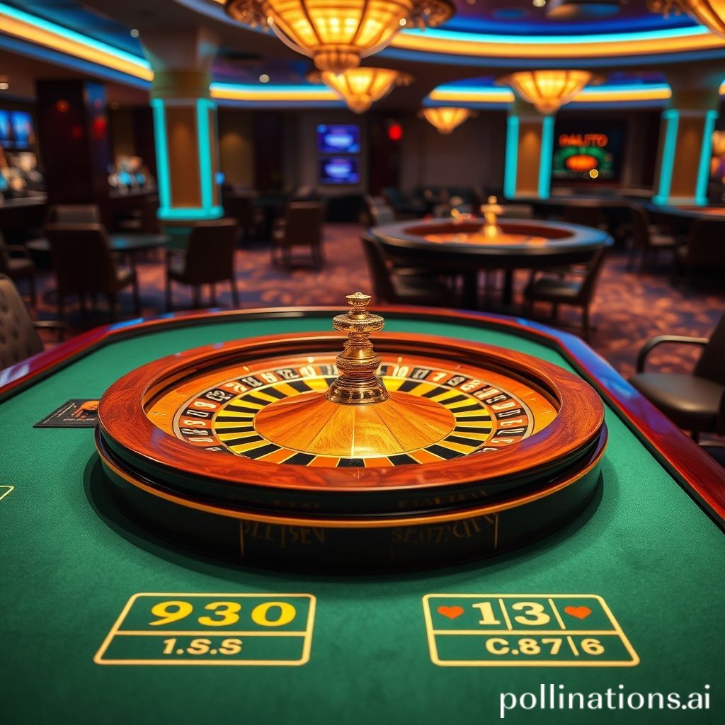 Imagen referencial de mesa de ruleta