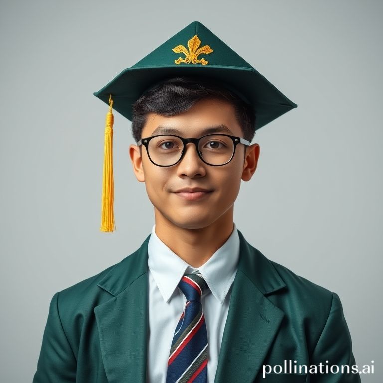 Topi dan dasi sekolah