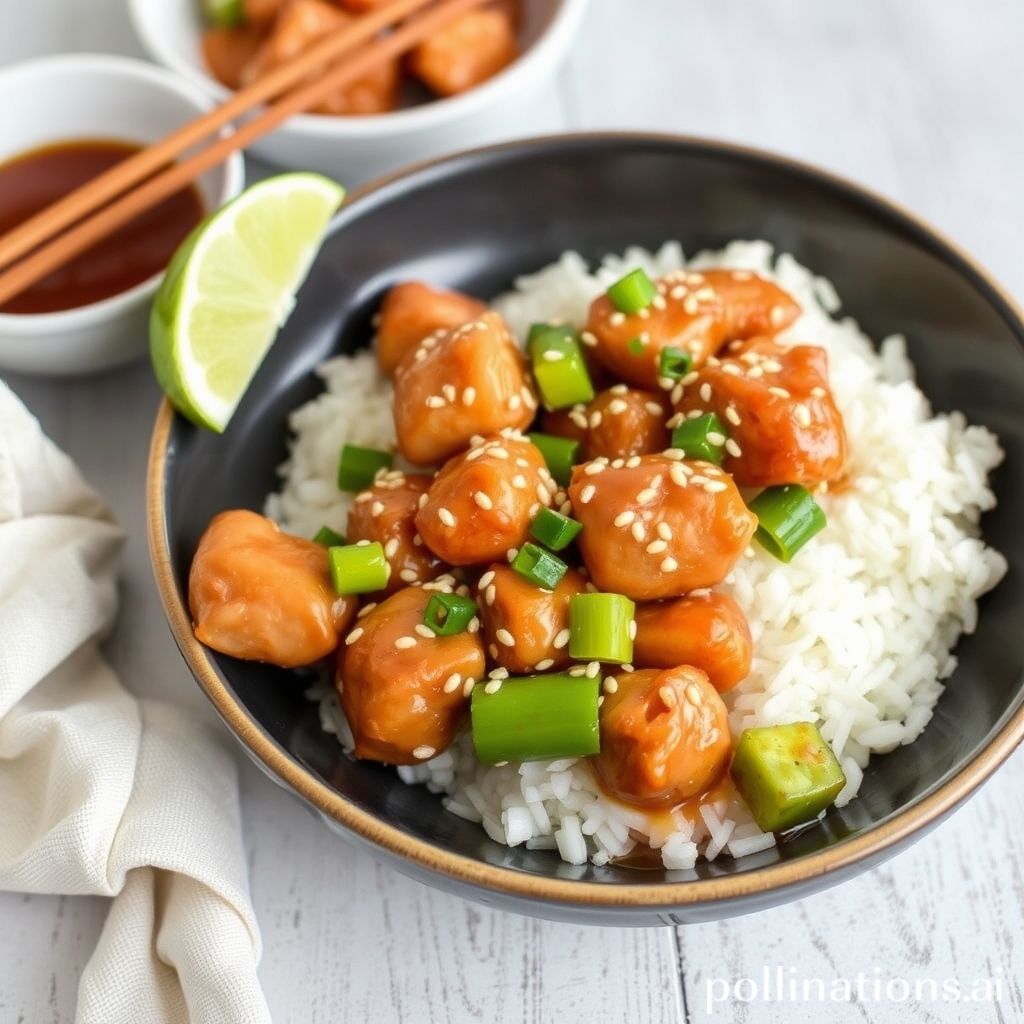 Sticky Sesame Chicken