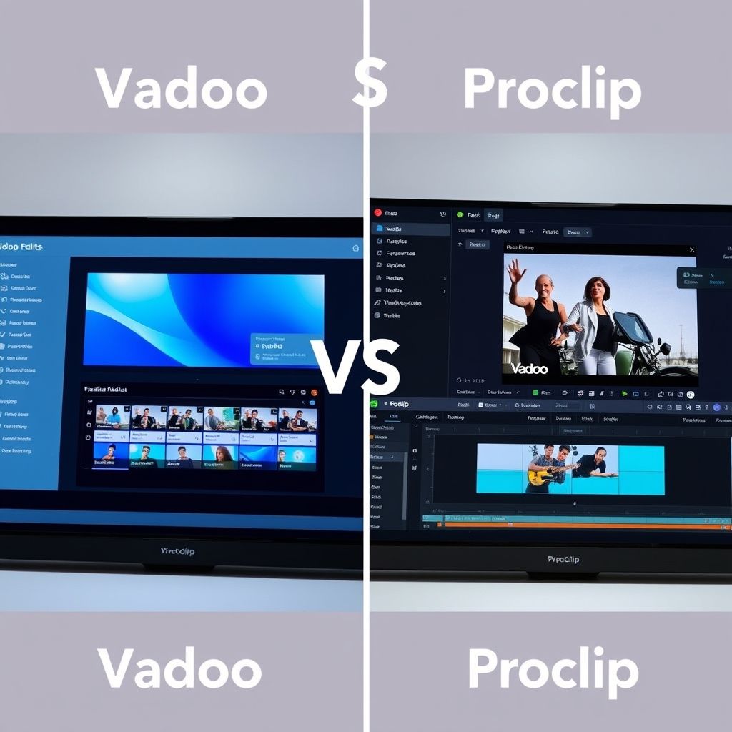 Workflow comparison between Vadoo and ProClip