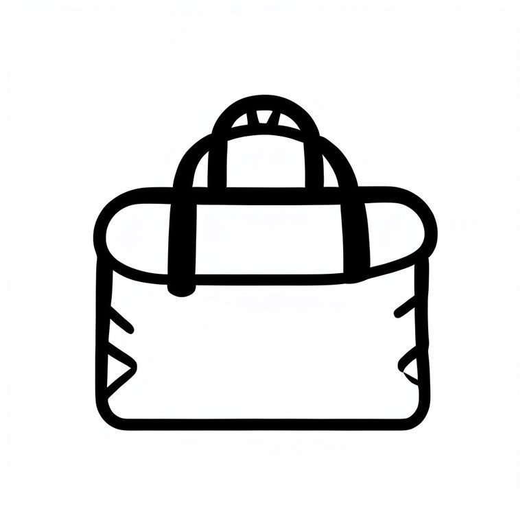 Duffel bag icon