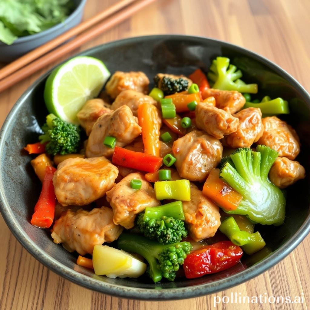 Sizzling Chicken and Vegetable Stir-Fry Image