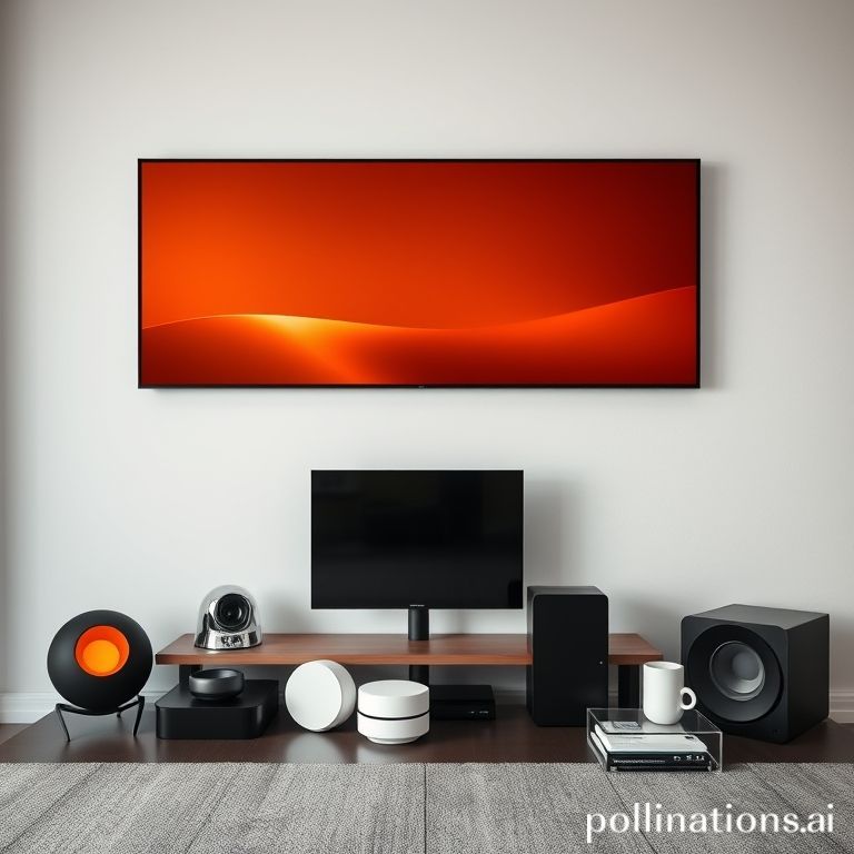 Dispositivi smart home in composizione moderna