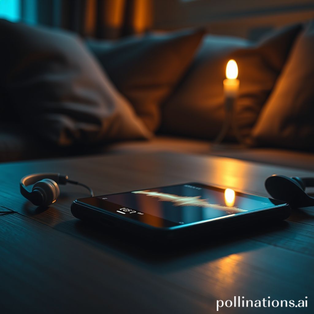 Concepto de un smartphone escuchando una conversación
