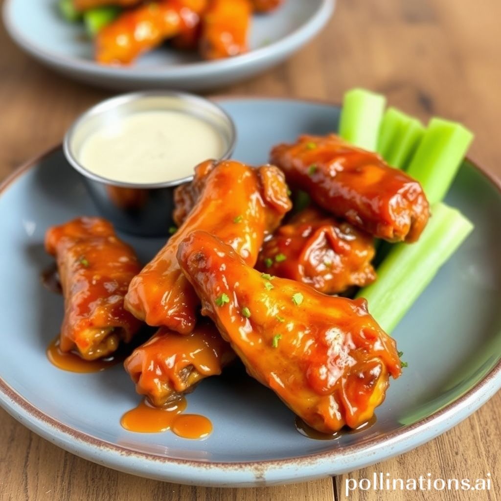 Spicy Honey Glazed Chicken Wings