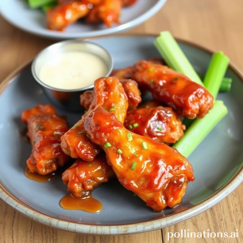 Spicy Honey Glazed Chicken Wings