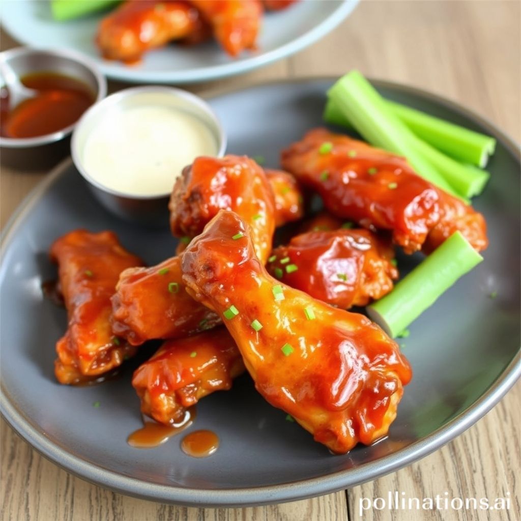 Spicy Honey Glazed Chicken Wings