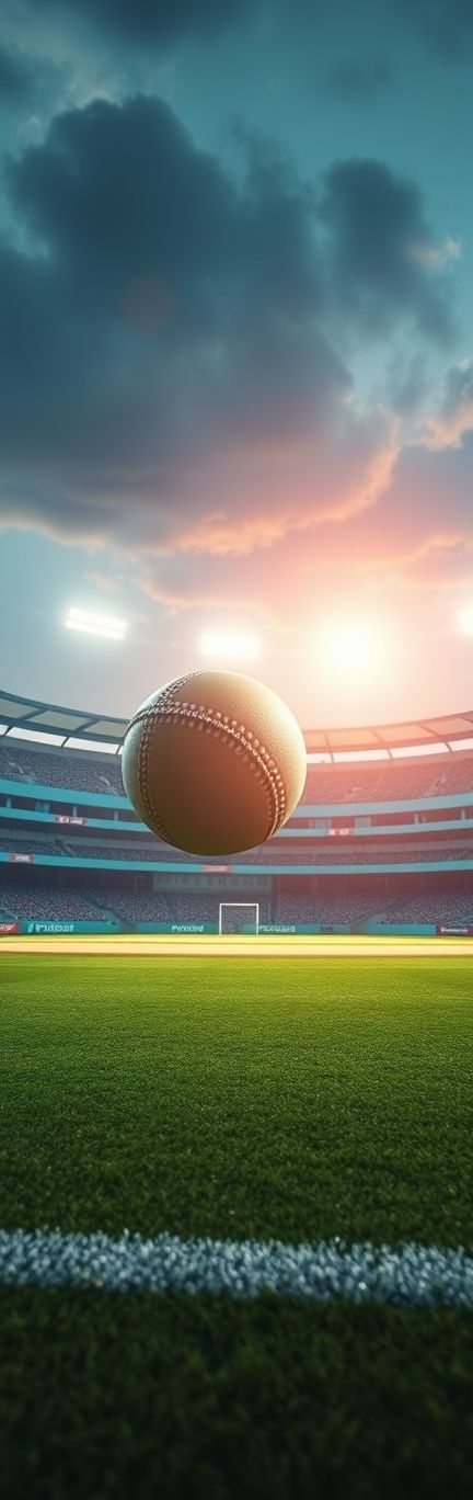 Beyond Editnix animated stadium with cricket ball zoom and motion graphics