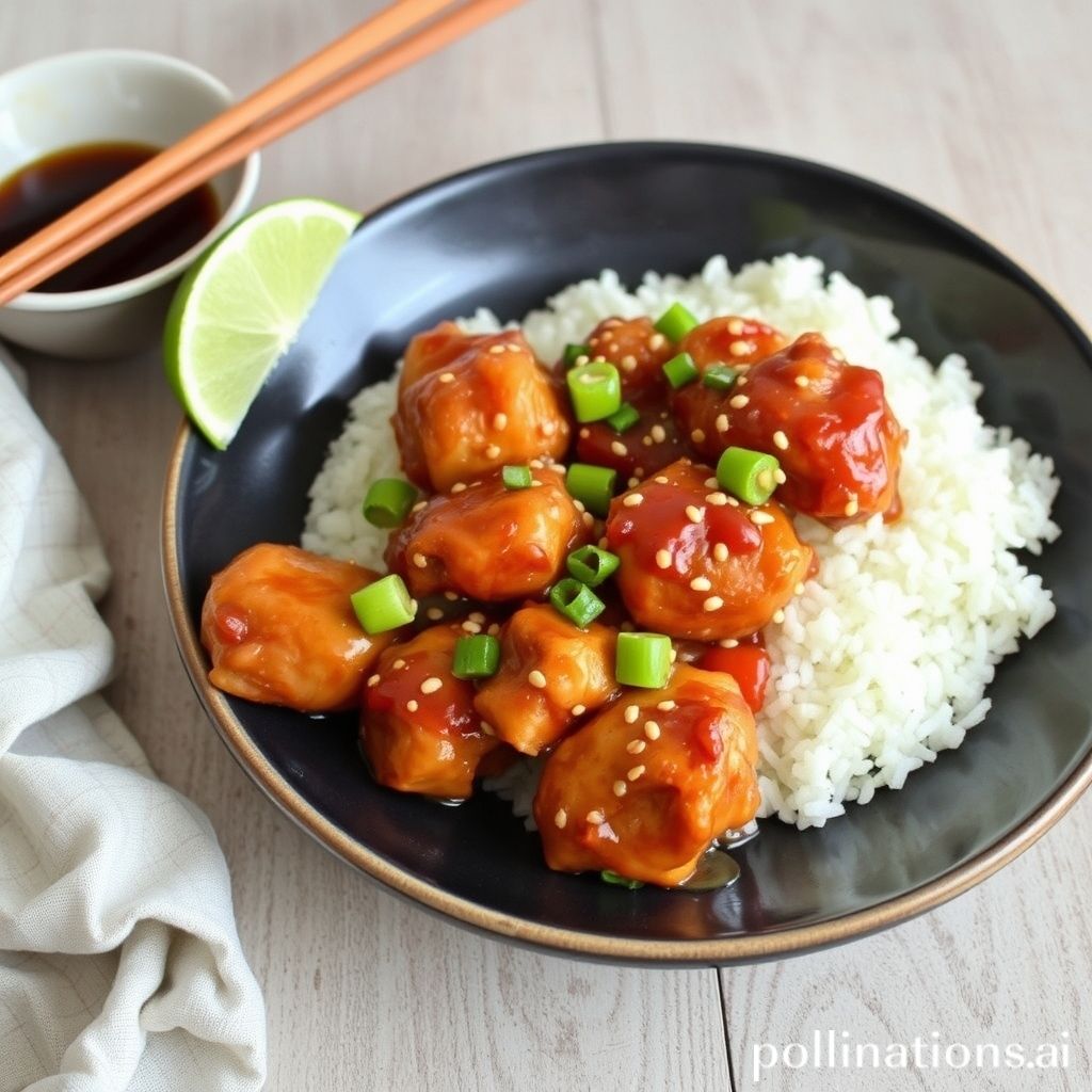 Sticky Sesame Chicken